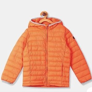 Gap Unisex Orange Coldcontrol Loghtweight Puffer Jacket